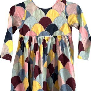 Pink Chicken Amma Mermaid Dress Long Sleeved Lined sz 4 Party Twirl Soft Light